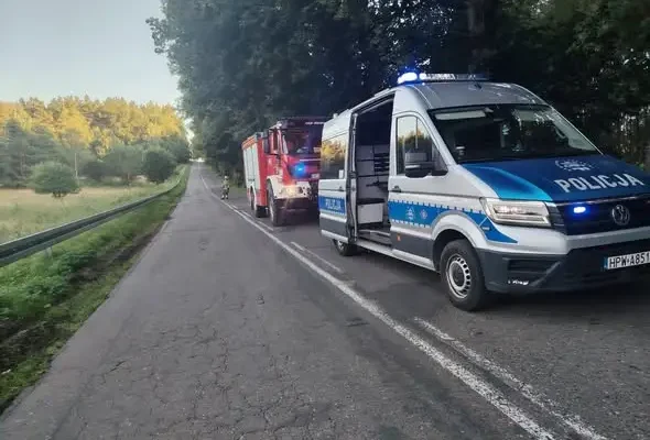 Zdarzenie drogowe na trasie Ciemnik – Czertyń: jedna osoba poszkodowana