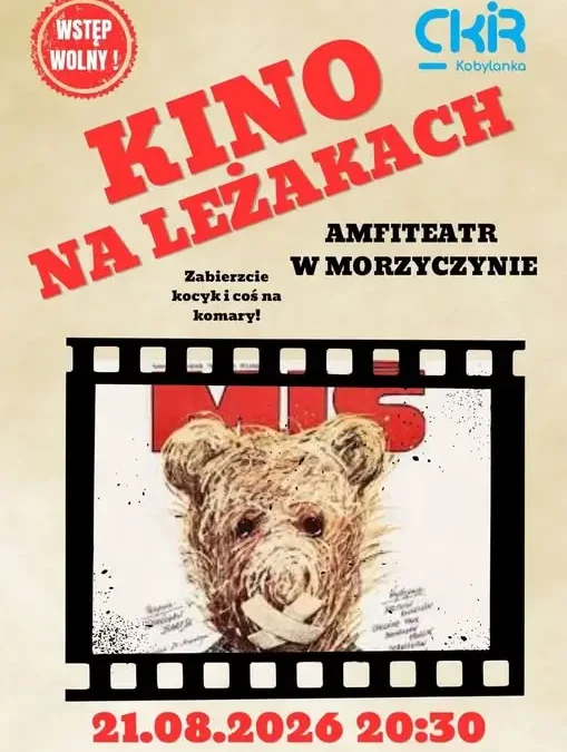 Dziś w Kobylance: pokaz filmu „Miś” z popcornem od KGW Motaniec