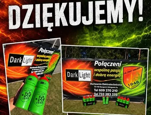 Lokalna hurtownia elektrotechniczna wspiera klub sportowy z Chociwla