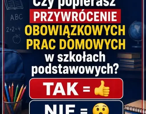 Czy prace domowe powinny wrócić do szkół? Mieszkańcy Stargardu podzieleni