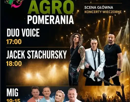 Agro Pomerania 2026: rolnicze targi z muzycznym akcentem