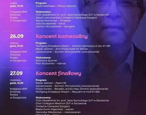 Festiwal Soni Spatium w Stargardzie: trzy dni muzyki w Kolegiacie