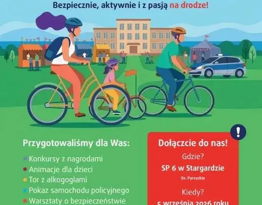 Miasteczko rowerowe w Stargardzie – bezpieczeństwo na dwóch kółkach