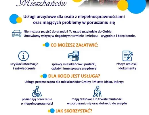 Urząd przyjedzie do Ciebie – nowa usługa dla mieszkańców gminy Ińsko