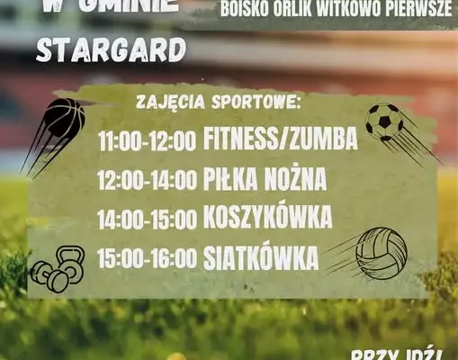 Trzecie sportowe spotkanie na Orliku w gminie Stargard już w sobotę