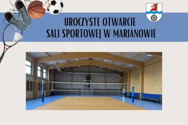 Nowa sala sportowa w Marianowie – wielkie otwarcie już 25 września