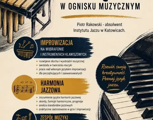 Ognisko Muzyczne przy szkole wznawia zajęcia. Nowy nauczyciel perkusji poprowadzi zespoły