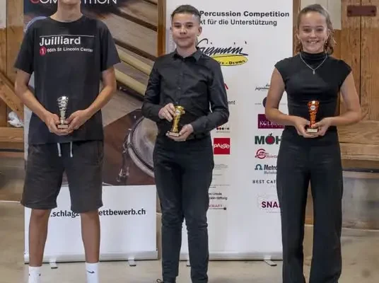 Uczniowie ze Stargardu na podium Swiss Percussion Competition 2026