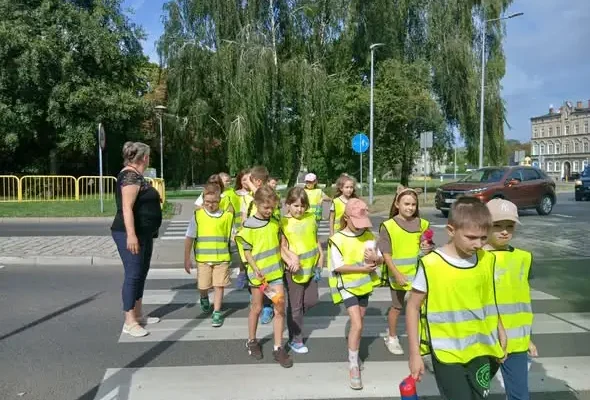 Odblaskowa Szkoła: klasa 2D uczyła się, jak być bezpiecznym na drodze