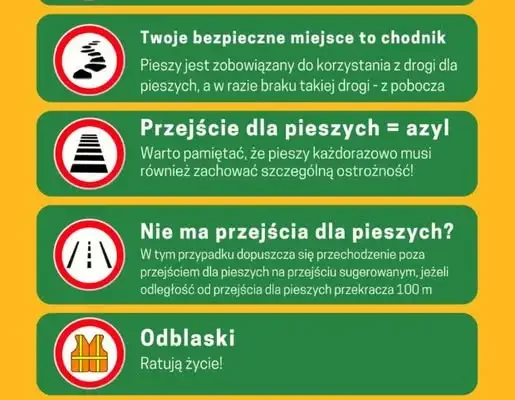Bezpieczny pieszy – 7 cennych porad