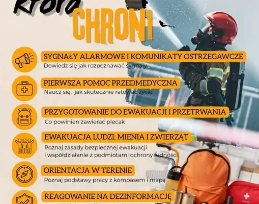 Szkolenia z pierwszej pomocy i obrony cywilnej w Marianowie i Ińsku