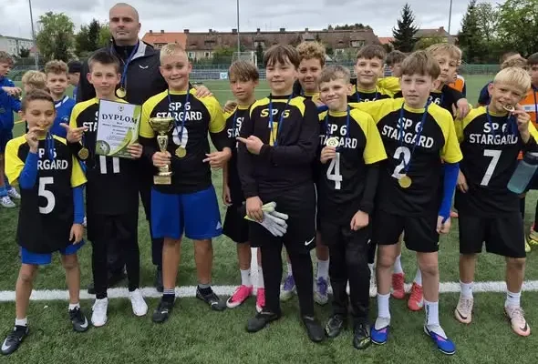 Zespół Szkolno-Przedszkolny Nr 1 w Stargardzie mistrzem powiatu w Igrzyskach Dzieci chłopców