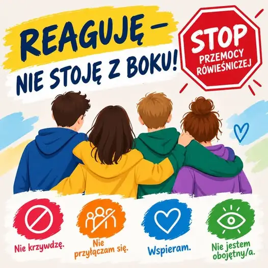 Szkoła Podstawowa nr 8 w Stargardzie mówi STOP przemocy rówieśniczej