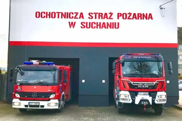 Strażacy z OSP Suchań robią pompki dla Liama – charytatywny challenge