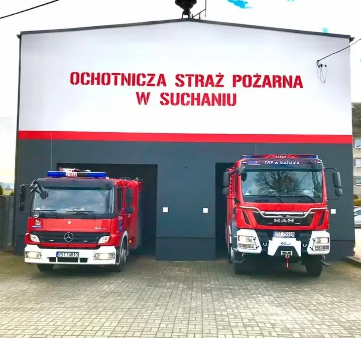 Strażacy z OSP Suchań robią pompki dla Liama – charytatywny challenge