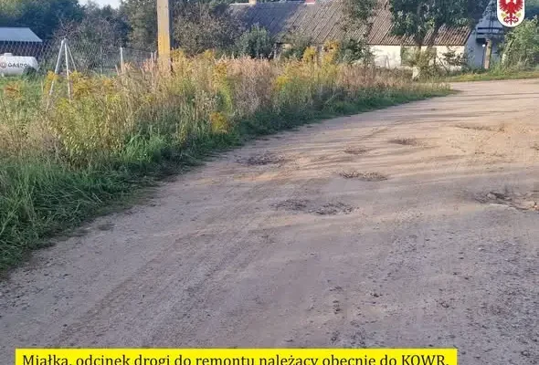 Gmina Ińsko planuje przebudowę drogi w Miałce – trwają prace projektowe