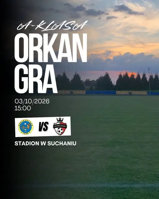 Orkan Suchań podejmie Piasta Kolin w meczu o awans