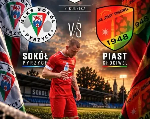 Sokół Pyrzyce zagra 8. kolejkę klasy okręgowej na własnym stadionie