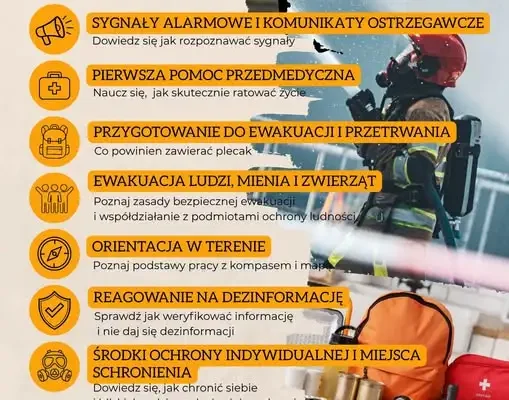 Chociwel: spotkanie „Wiedza, która chroni” o bezpieczeństwie i sytuacjach kryzysowych