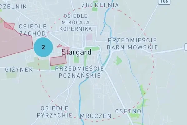 Stargard: zakaz lotów dronami w weekend – sprawdź strefę EPR806
