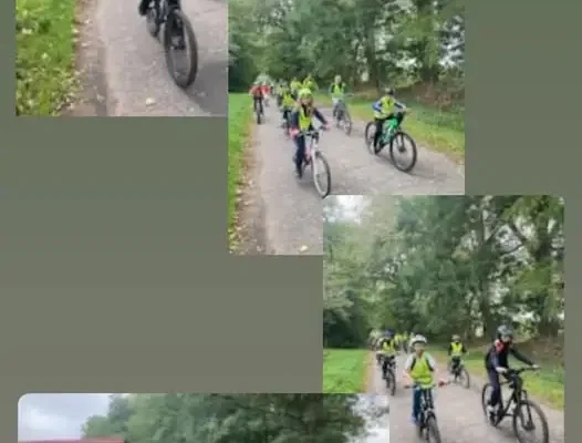 Rajd rowerowy uczniów z Chociwla szlakiem Karkowa i Mokrzycy