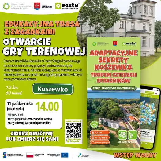 Nowa gra terenowa w Koszewku nad Jeziorem Miedwie – już 11 października
