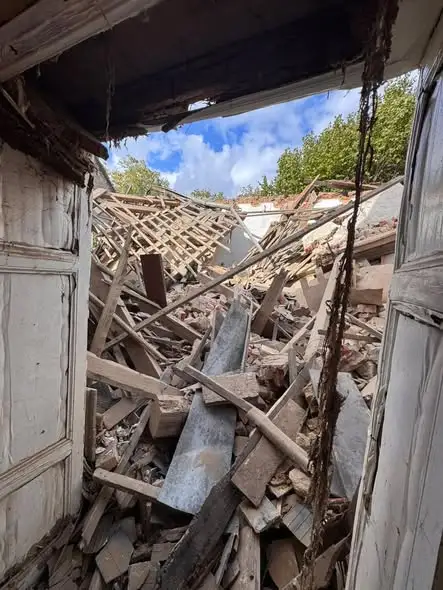 Katastrofa budowlana w Maszewie. Strażacy przeszukali gruzowisko