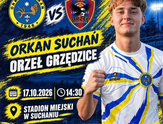 Orzeł Grzędzice przyjedzie do Suchania. Kluczowy mecz w walce o podium