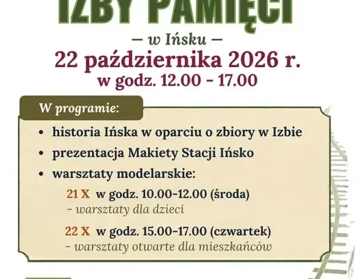 Dzień Otwarty w Ińsku — historia kolei wąskotorowej na wyciągnięcie ręki