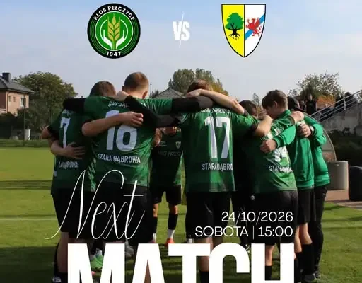 Dabrovia Stara Dąbrowa zagra w Pełczycach z Kłosem w 11. kolejce