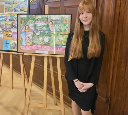 Natalia Kaczorowska z Dolic zdobyła III miejsce w wojewódzkim konkursie na komiks