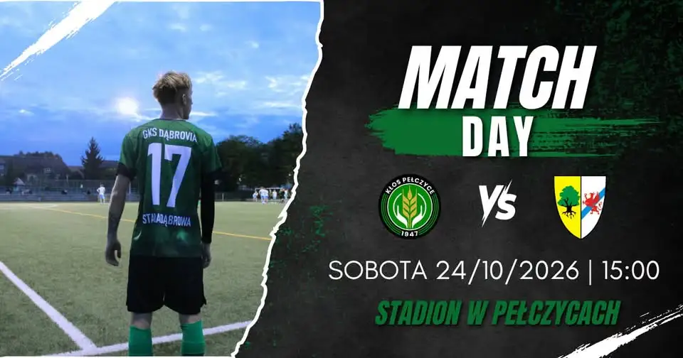 Kłos Pełczyce zagra dziś o 15:00 na własnym stadionie