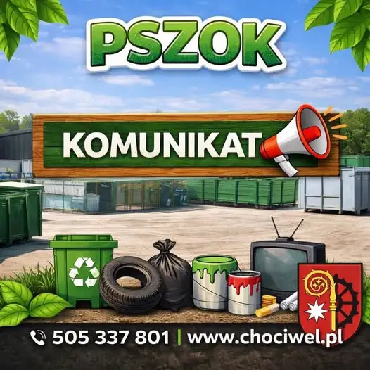 PSZOK w Chociwlu zamknięty na dwa tygodnie. Powód: prace serwisowe