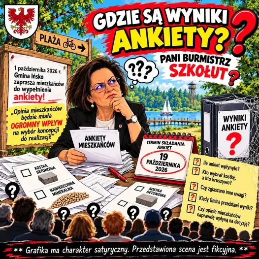 Mieszkańcy Ińska oddali głosy w ankiecie. Czekają na wyniki