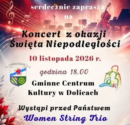 Muzyczny listopad w Gminnym Centrum Kultury w Dolicach