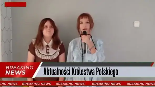 Uczniowie klasy 7a z Dolicy tworzą filmy i plakat o życiu pod zaborami