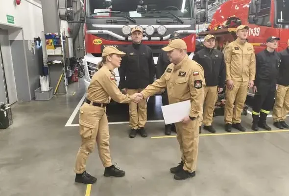 25 lat służby w stargardzkiej straży pożarnej – jubileusz asp. Daniela Grabskiego